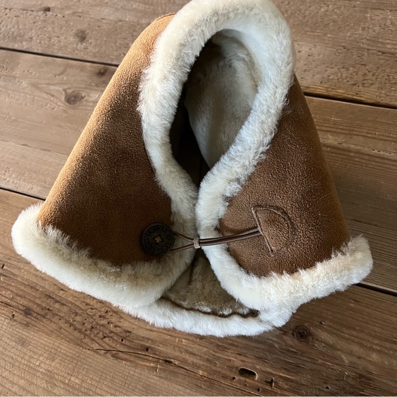 UGG Suede and Shearling Trapper Hat - Picture 4 of 4